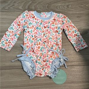 Caden Lane Multicolor Kids Swim One Piece